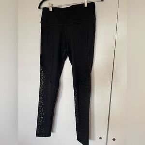 Black leopard legging